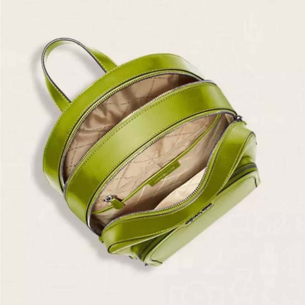 Michael Kors Large Jaycee Pebble Leather Backpack - Picture 9 of 9